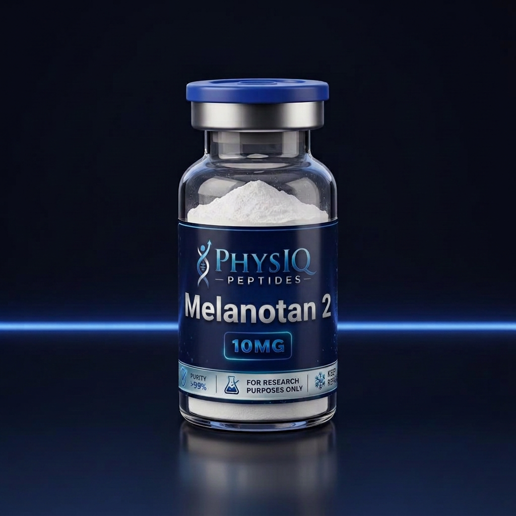 Melanotan 2 research peptide vial