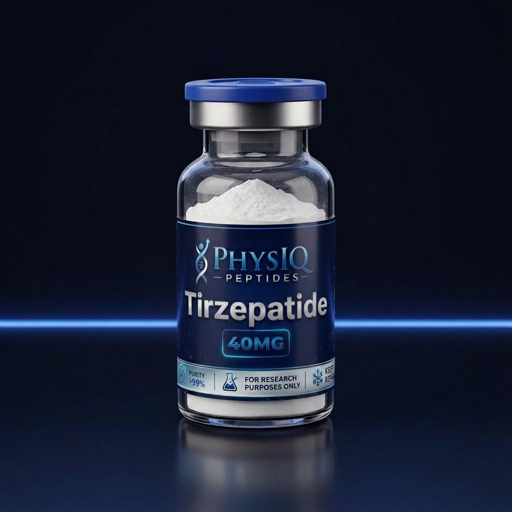 Tirzepatide research peptide vial