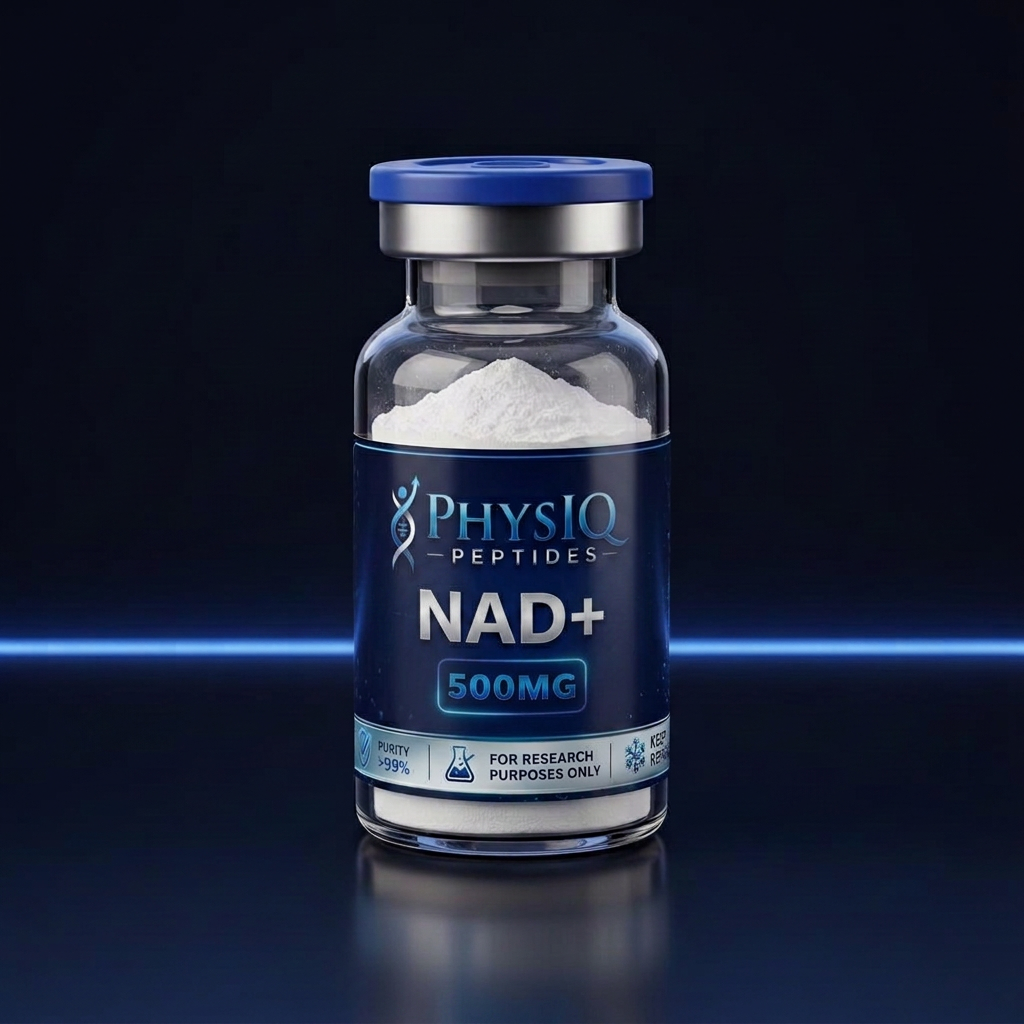 NAD+ research peptide vial