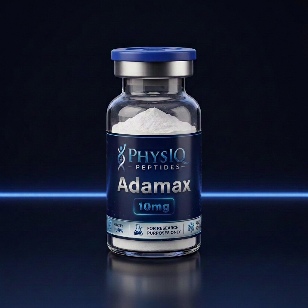 Adamax research peptide vial