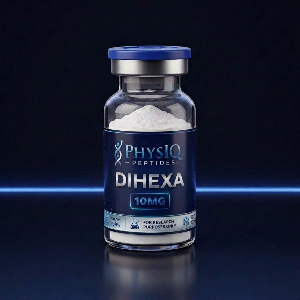 Dihexa research peptide vial