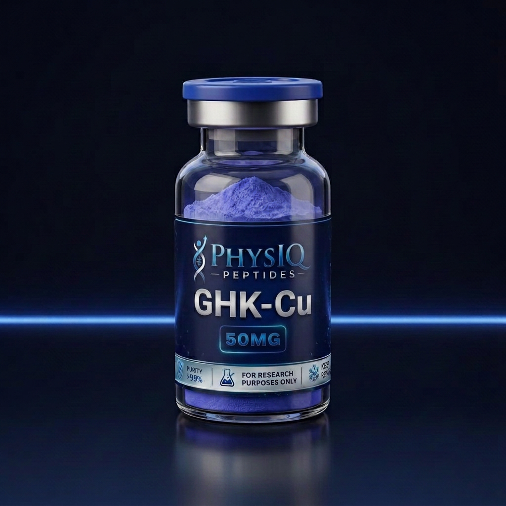 GHK-Cu research peptide vial