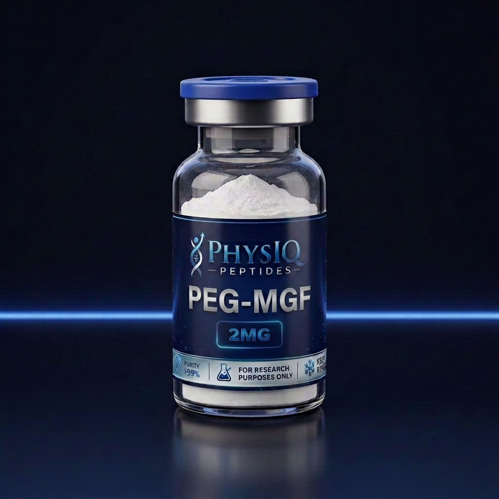 PEG-MGF research peptide vial