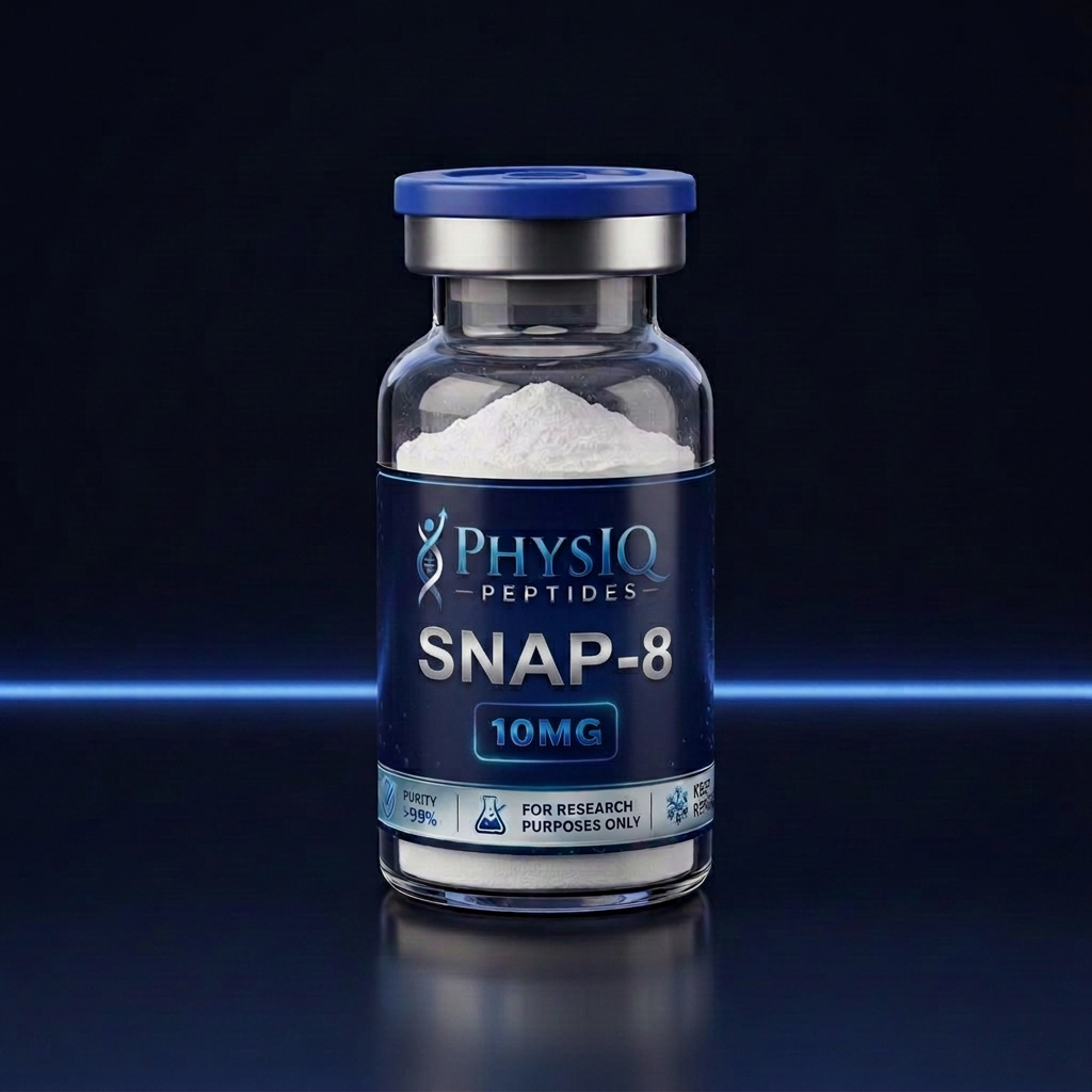 SNAP-8 research peptide vial